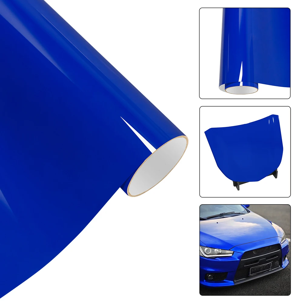 

Автомобильная виниловая пленка Platinum Klein Blue, водонепроницаемый самоклеящийся комплект для изменения цвета для авто/мотоцикла (полная или частичная крышка)