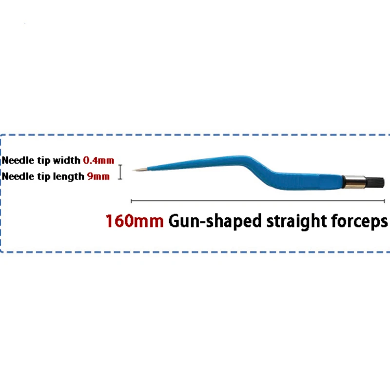 170 mm, 180 mm Hochtemperatur- und Hochdruck-sterilisierte bipolare Elektrokoagulationszange