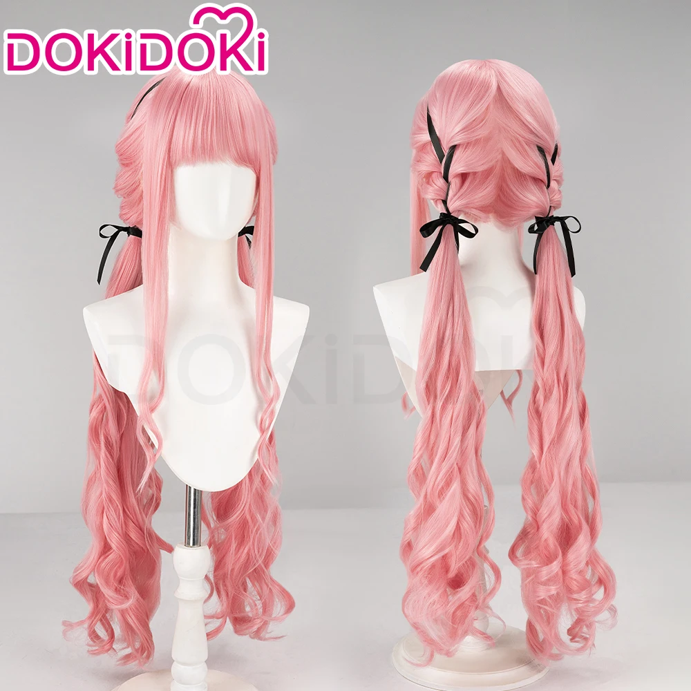 Nikki Cosplay Wig Game Infinity Nikki DokiDoki Women 80cm Long Pink Wig Nikki Cosplay Lolita Wig Free Cap