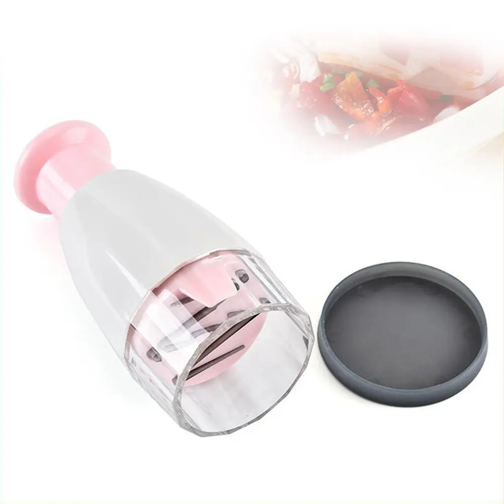 Multifunction Manual Garlic Crusher Professional Garlic Press Kitchen Gadget Vegetable Cutter Shredder Easy Clean Random Color