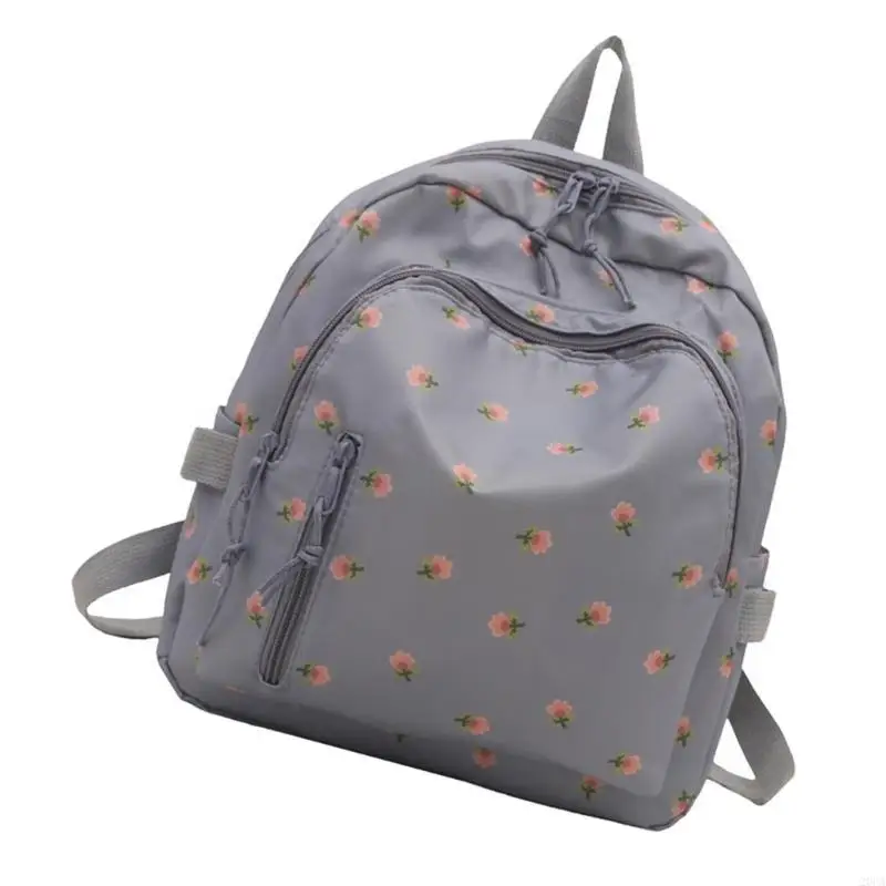 

Contemporary Flower Print Backpack Functional And Stylish School Bag For Women Who Seek Functionality And Styles 20CA