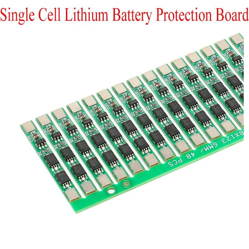 5/10pcs Egbo 1S 3.7V 3A Li-ion BMS Board Module PCB PCM Battery Protection  for 18650 Lithium Ion Li Battery Double TDT 3540