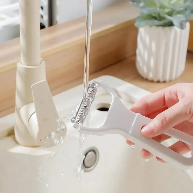 مقشرة يدوية محمولة متعددة الوظائف ، قطاعة الفواكه والخضروات ، التقطيع الحاد ، توفير العمالة ، أدوات اكسسوارات المطبخ المنزلية