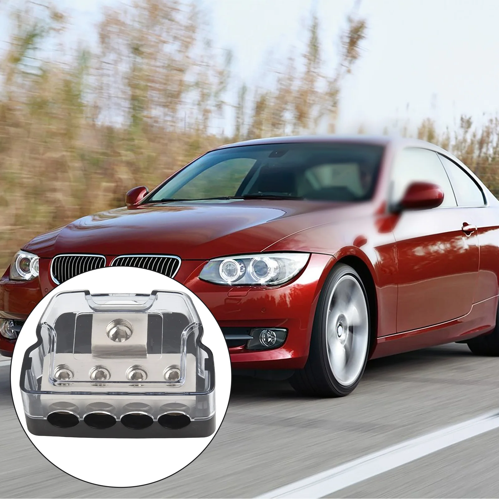 1Set Car Audio Junction Box Car Audio 2 Way 3 Way 4 Way Power Distribution Block Ground Distributor Accessories For The Car