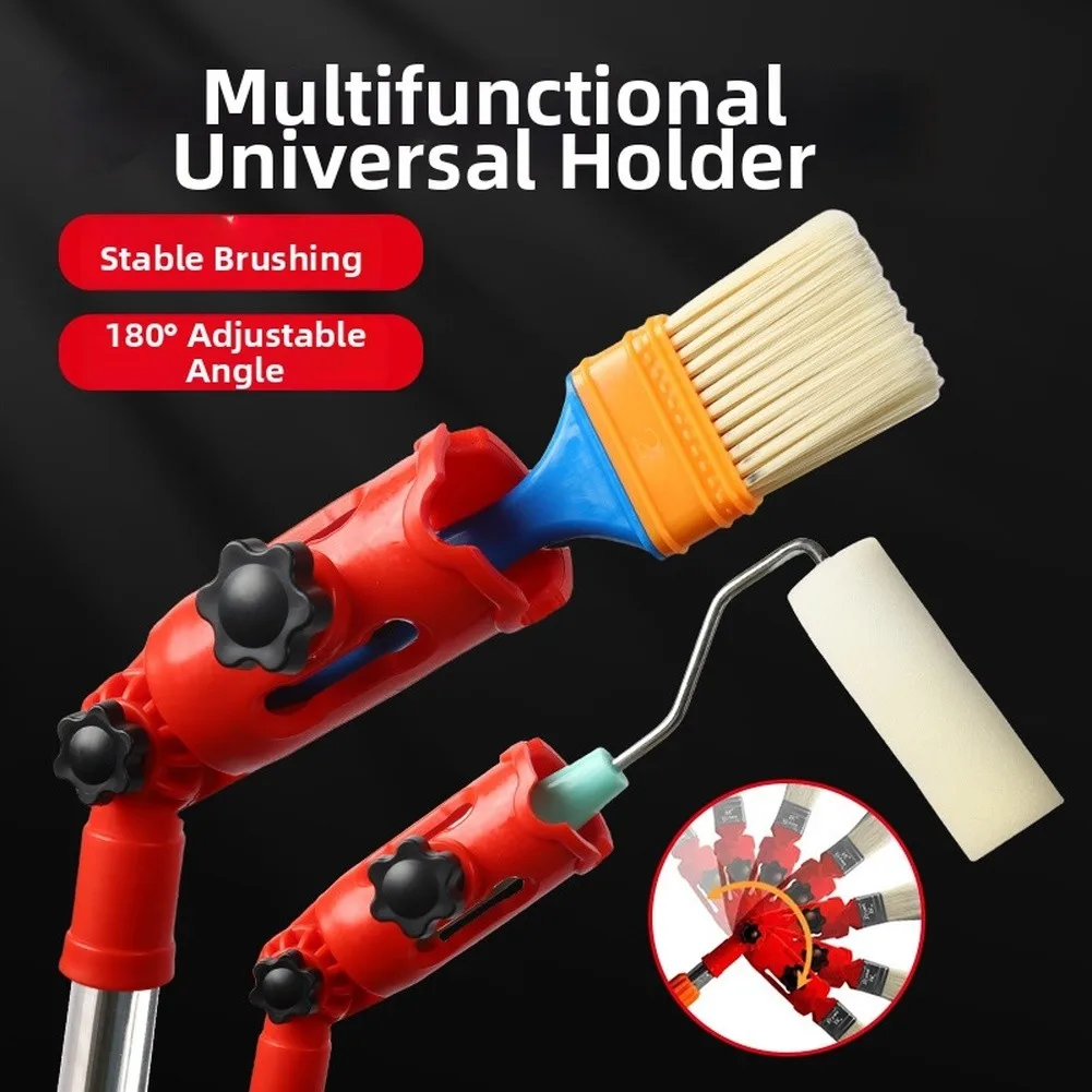 Paint Extender with 160 Degree Rotation Joint for Extension Poles to Paint Ceilings Walls Corners and Architectural Molding