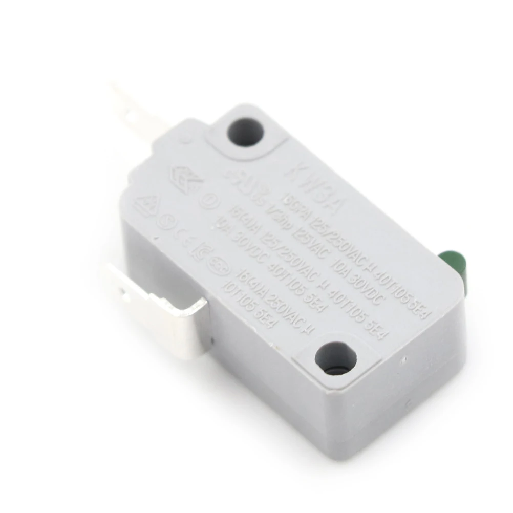 Microinterruptor para puerta de horno microondas, interruptor normalmente cerrado, KW3A, 16A, 125V/250V