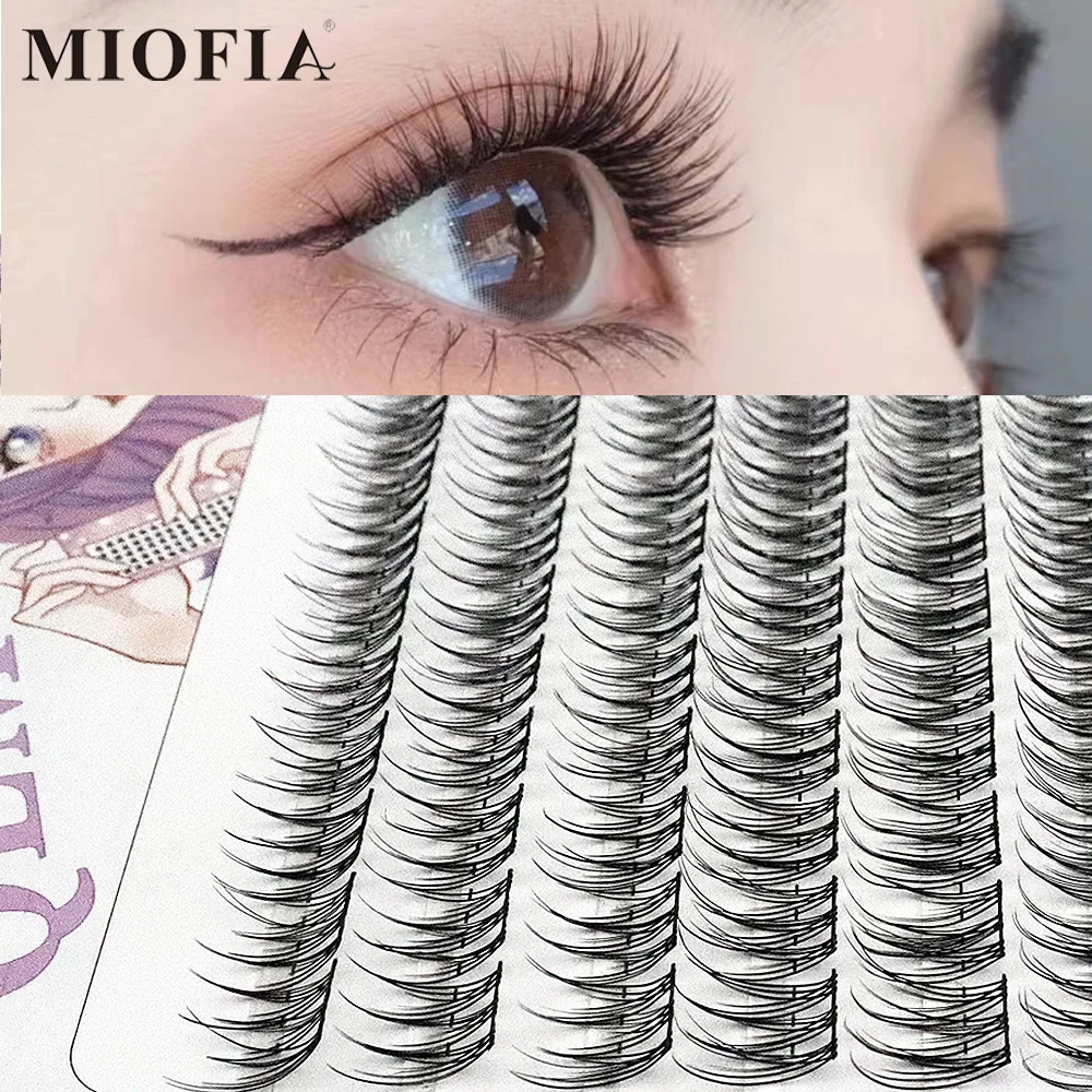 New 120 Cluster Lashes Natural Eyelash extension Mixed Tray Lashes  Natural volume Individual DIY Eyelashes Bundles Makeup Tools