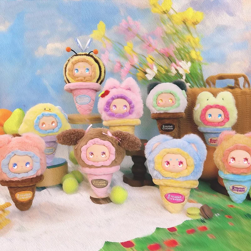 

Authentic Lovely Emma Vinyl Toy Keychain Cute Birthday Gift For Girls Ice Cream Series Collectible Blind Box Trendy Toy Pre-Sale