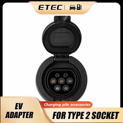 ETEC-EV Tomada de carregamento, Tipo 2 Conector de soquete, Fixo, Padrão Europeu, IEC 62196-2, 32A, 3 Fase AC