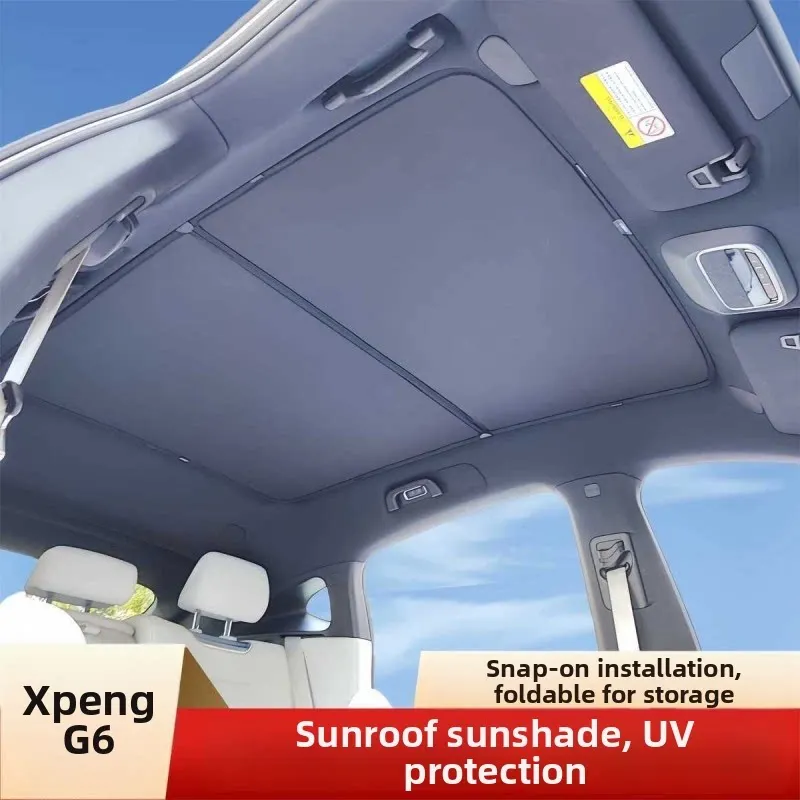 For XPeng G6 23-25 Integrated/split-type Sunshade Glass Roof Sunshade Front Rear Sunroof Skylight Sun protection Interior