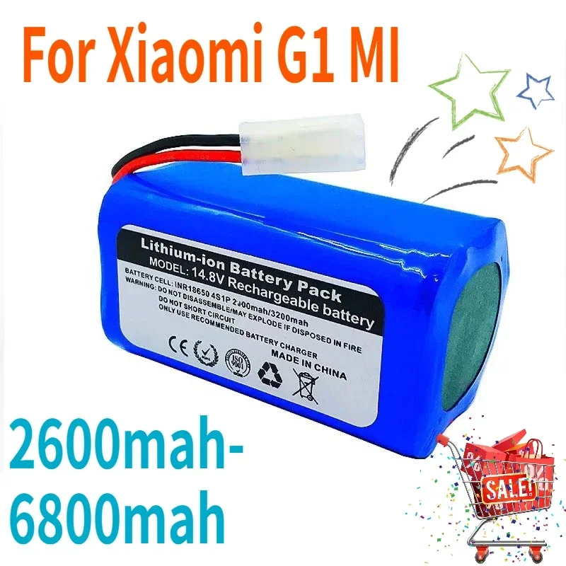 

Аккумулятор 14.8V Iron Standard 2600mAh для робота-пылесоса Xiaomi G1 MI Robot Vacuum MOP MJSTG1, аксессуары и запчасти для бытовой электроники