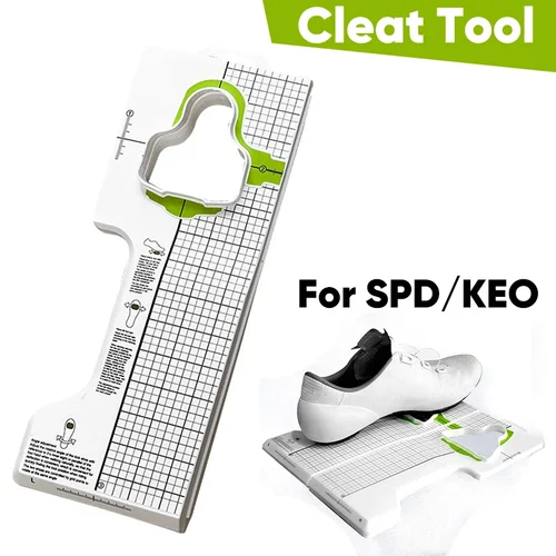 Imagen 1 del producto Tacos de ciclismo rápidos, herramienta de alineación de placas de zapatos, herramienta de instalación de tacos, herramienta de ajuste de tacos de Pedal SPD/KEO