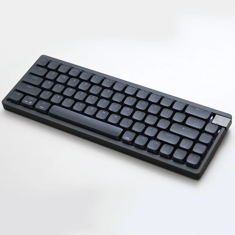 

Triple modes Keydous AJ68 bluetooth metal case mechanical keyboard low profile silent switch kailh ultra thin hotswap RGB gaming