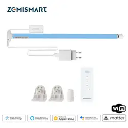 Matter Over WiFi Electric Curtain Engine for 25mm 28mm Tube Smart Roller Blinds Motor Homekit Smartthings Alexa Google Home HA