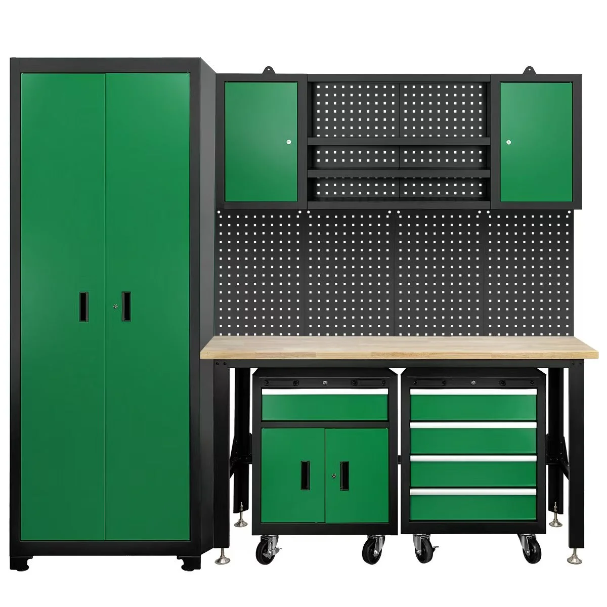 Banco Da Lavoro Workshop Workstation Garage Metal Wall Mounted Hanging Tool Cabinet Steel Workbench