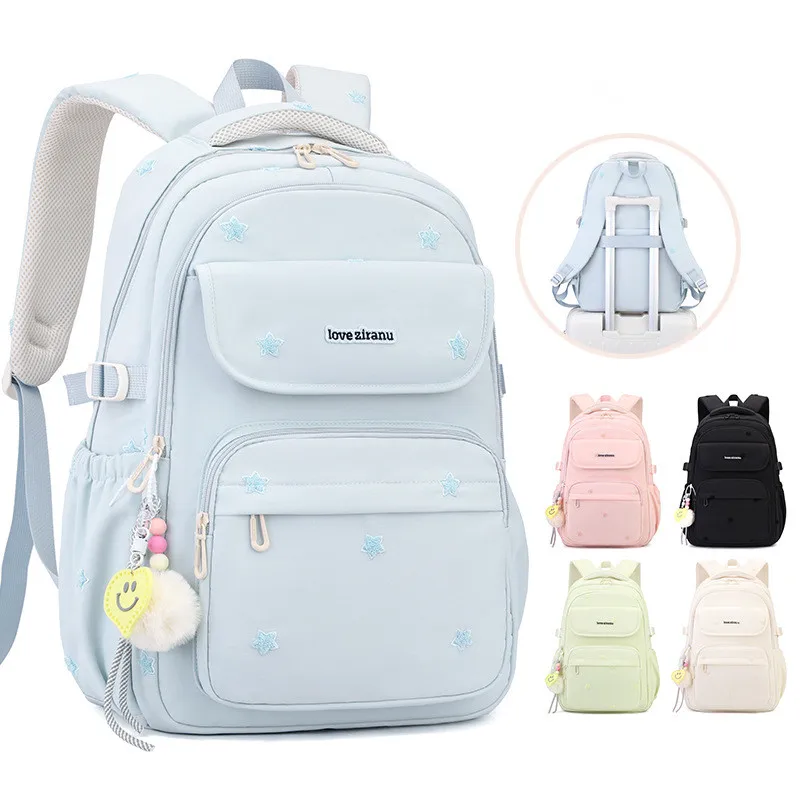 新しいバックパック-スクールファッション-女の子用スクールバッグ-防水キッズブックバッグ-旅行用バックパック-モチラス-エスコラル-サック