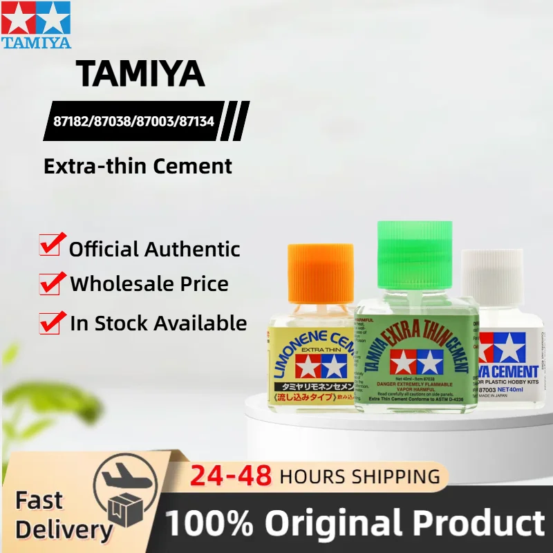 TAMIYA 87182/87038/87003/87134 Pegamento de cemento extrafino Punta fina 40 ml