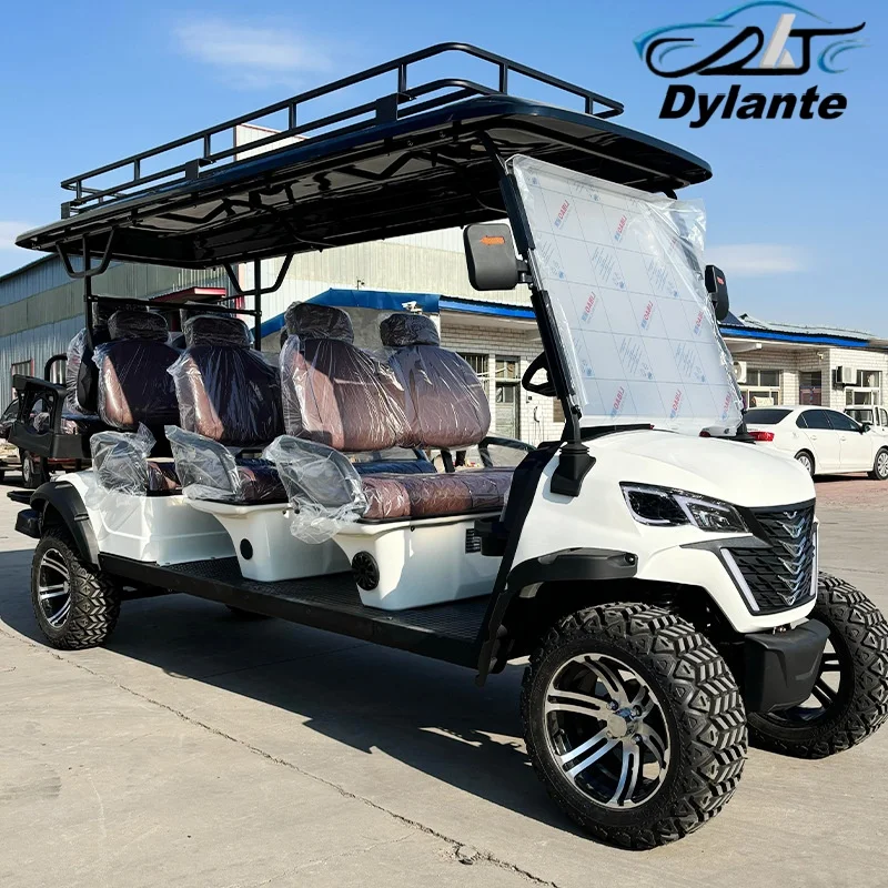 2026 New Double WingHam Independent Front suspension Large Torque 7500W Electric Golf Cart Can Be Legally Driven On The Road