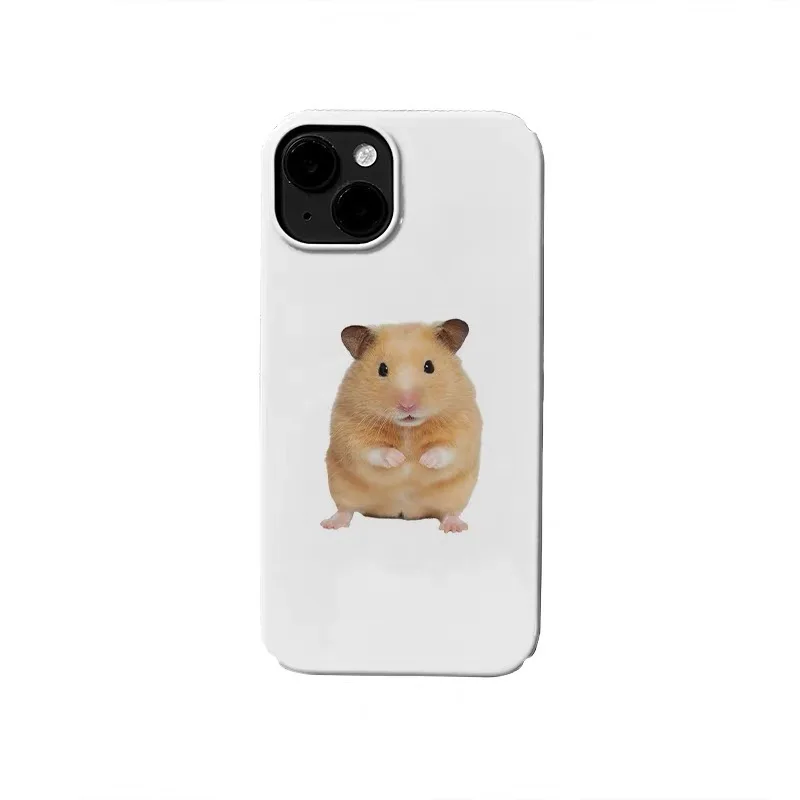 

Brown Cute Hamster Phone Case for IPHONE 17 Air 16E 15 PROMAX 14 Plus 13 12 MINI 11 PRO 16Plus XR XS MAX SE Acrylic Phone Cover