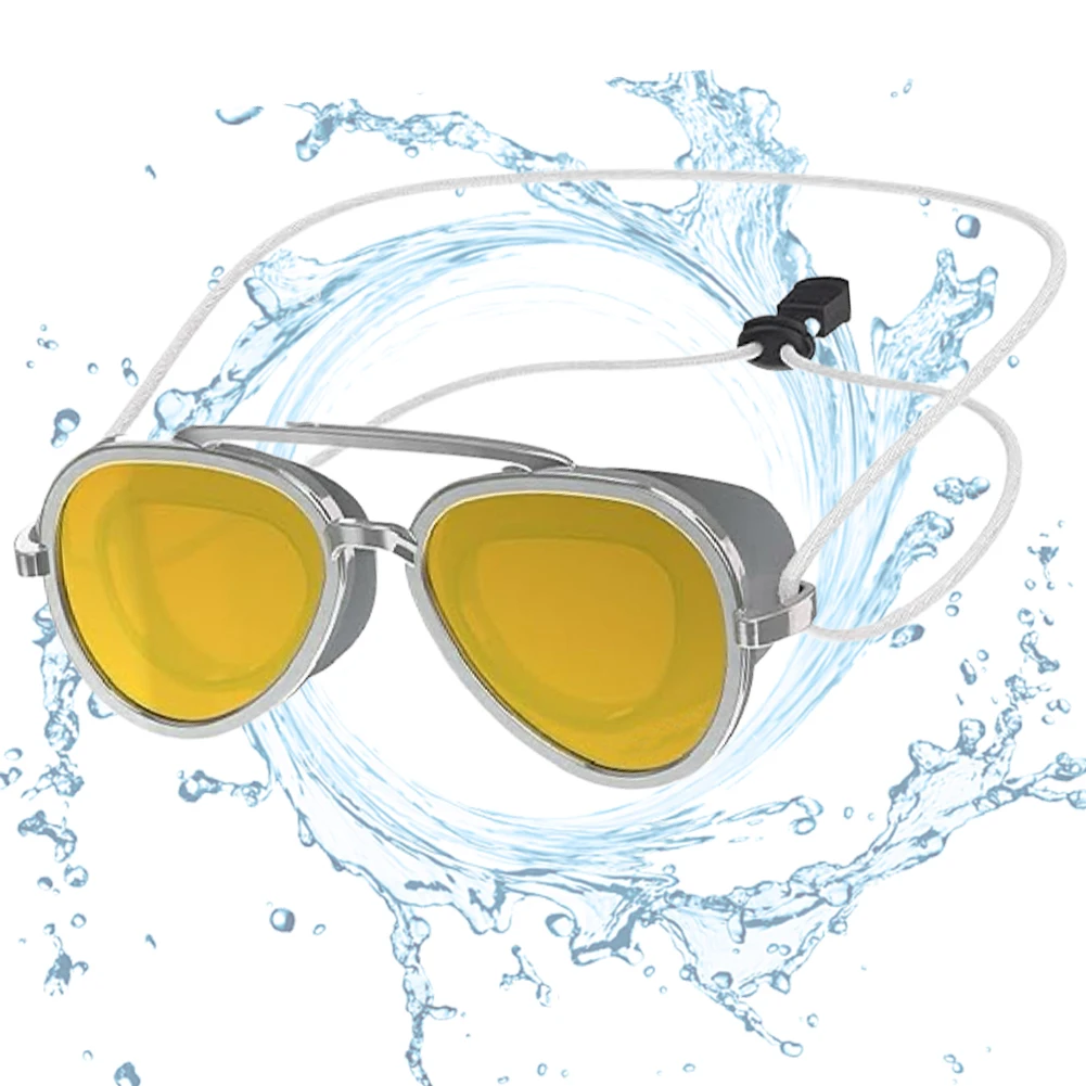 

Регулируемые очки в стиле ретро, противотуманные очки с защитой от ультрафиолета, очки для бассейна, герметичные защитные очки для взрослых, мужчин и женщин