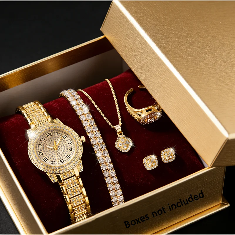 Luxury Women Gold W…