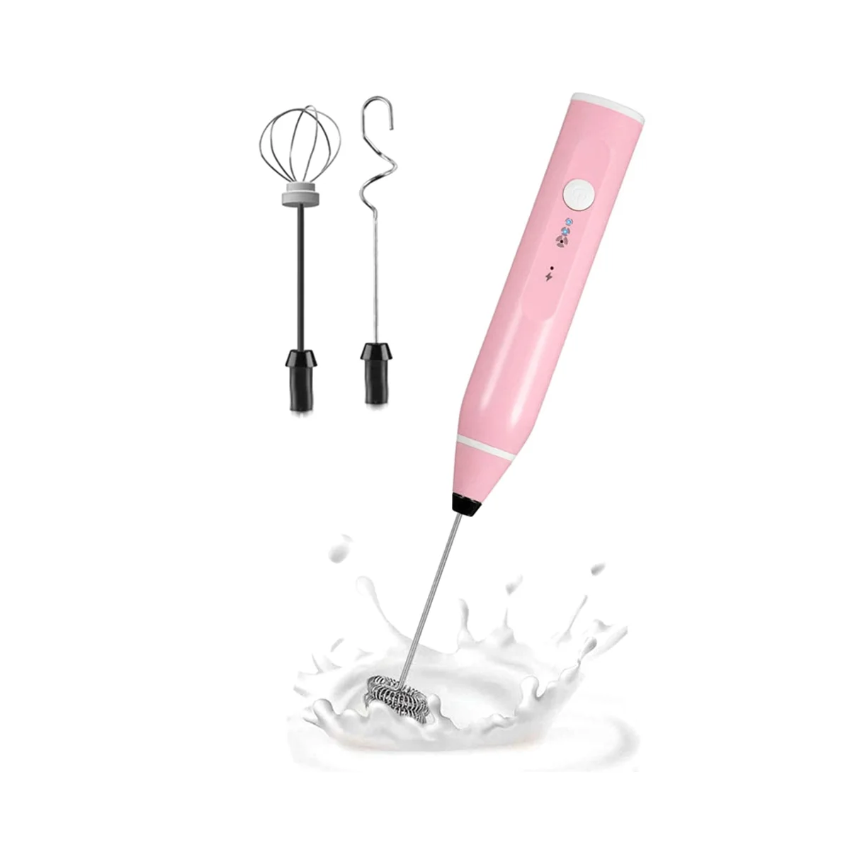 

Mini Electric Handheld Electric Blender with USB Electrical Maker Whisk Mixer for Cappuccino,B