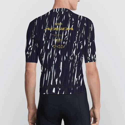 Imagen 2 del producto Aogda Performance Jersey de ciclismo ligero para hombre, Jersey de bicicleta de carreras transpirable, ropa de bicicleta profesional Aero Slim Fit