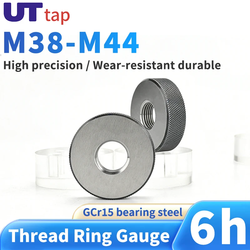 

Комплект калибровочных колец UT TAP 1SET (1*GO+1*NOGO) 6 шт. M38-M44, стандартный метрический, с мелкой резьбой, для измерения резьбы X4.5/4.0/3.0/2.0/1.2/5/1.25/1.0