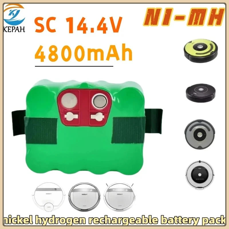 

Высокопроизводительная аккумуляторная батарея SC Ni-MH 14,4 В 3800-12800 мАч для робота-пылесоса KV8 XR210 XR510 XR210A XR510D