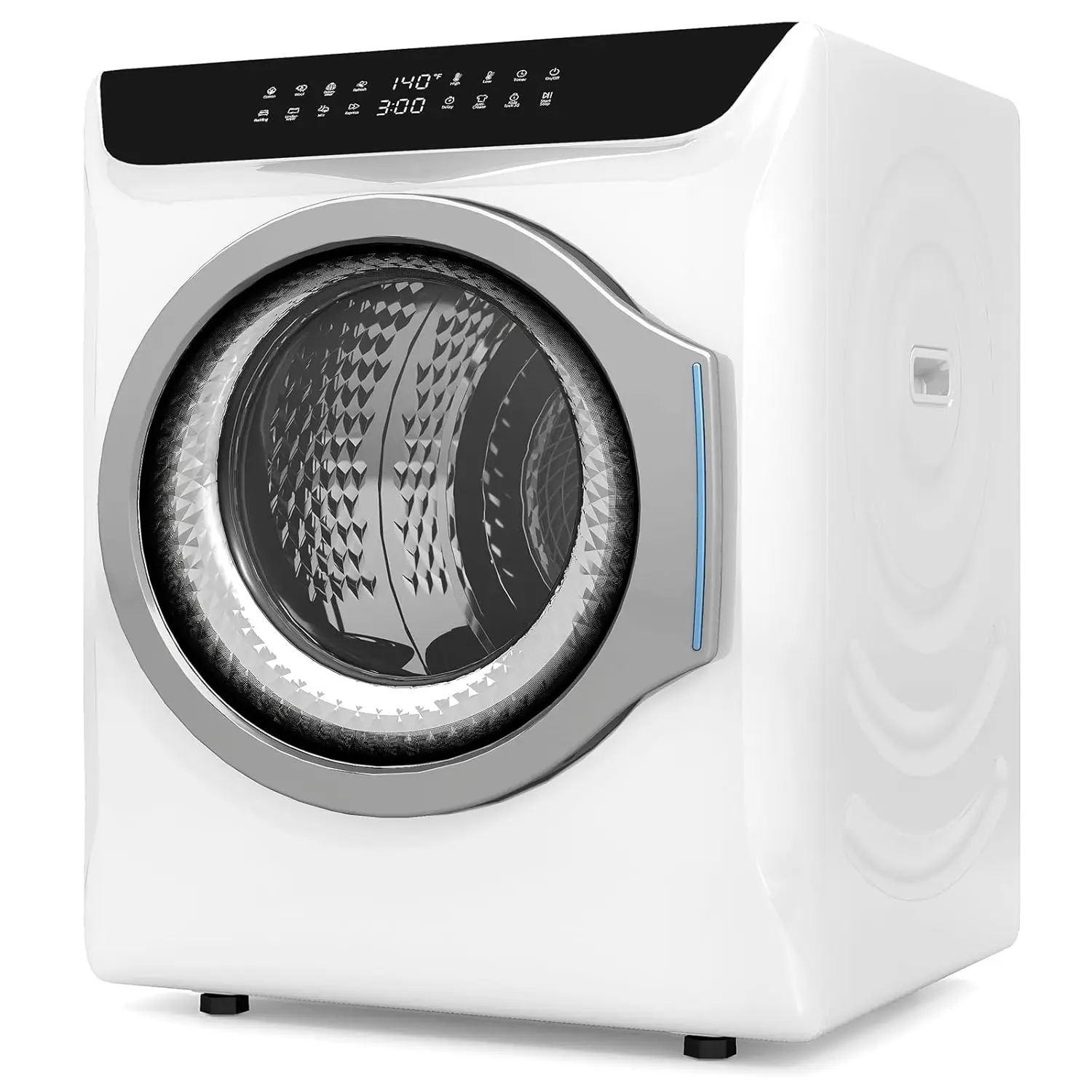 

2.8 куб. м. Портативные сушильные машины для белья, компактная сушилка для одежды с барабаном из нержавеющей стали и функцией сушки обуви, сушилка 1400 Вт, на заказ