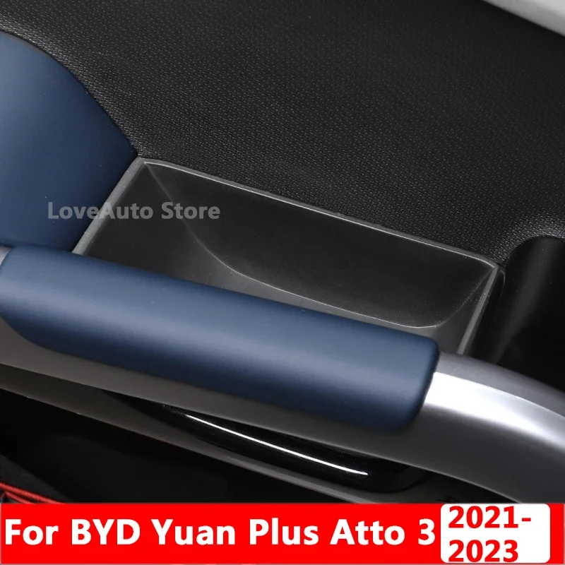 

For BYD Yuan Plus Atto 3 2021 2022 2023 Car Front Door Inner Armrest Handle Door Multifunctional Storage Protective Accessories