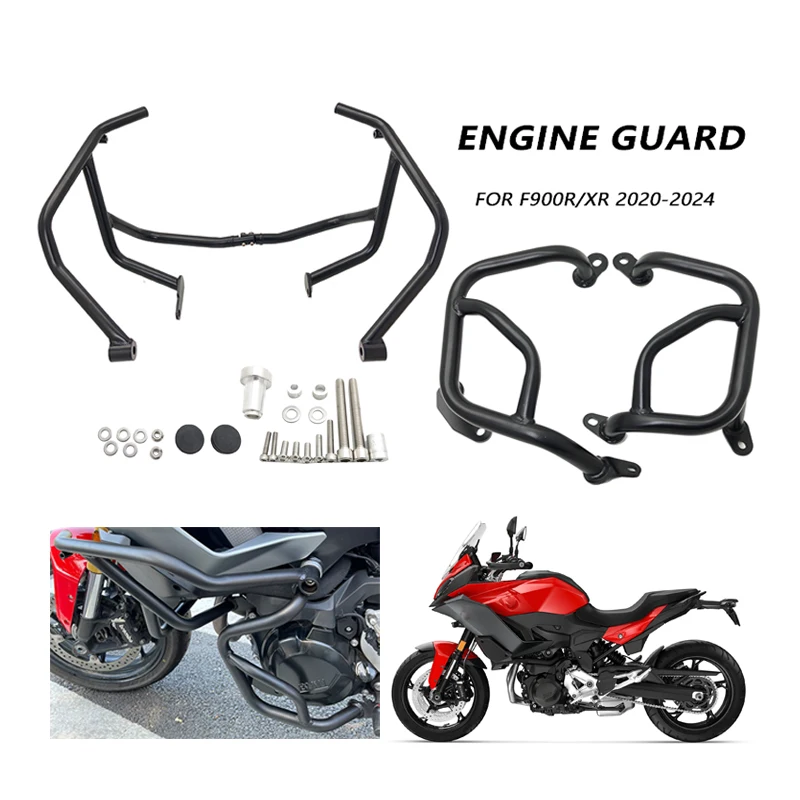 F900R F900XR Motorcycle Engine Guard For BMW F900 R F 900XR 2020-2024 2023 Bumper Crash Bar Body Frame Protector Accessories