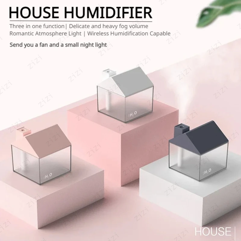 

Креативный дизайн мини-увлажнителя воздуха, портативный USB-увлажнитель с функцией тумана, цветной атмосферной подсветкой и беспроводным управлением