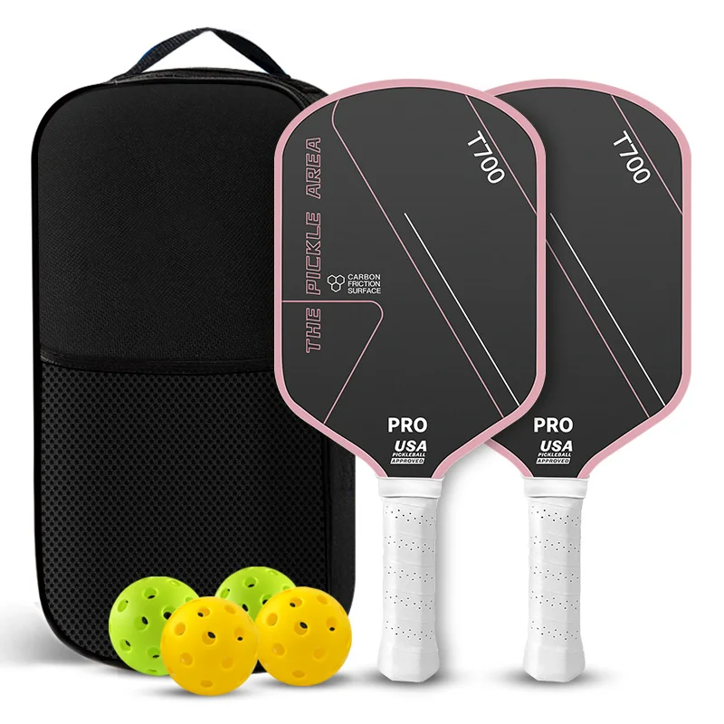 

Pickleball Paddel из углеродного волокна T700, профессиональная ракетка для пиклбола, полный набор, прочная ракетка из углеродного волокна 3K Pickleball