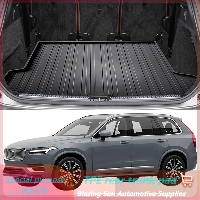 Car Auto Rear Boot Cargo Liner Tray Trunk Mat Carpet for Volvo XC90 2011-2024 Cushion Pad Carpet Pad Anti-dirty Anti-water