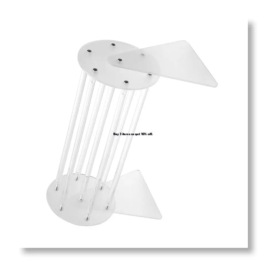 ●Acrylic Claw Clip Organizer Holder,360Degree Rotating Claw Clip Holder and Storage,Hair Clip Organizer Display for Women