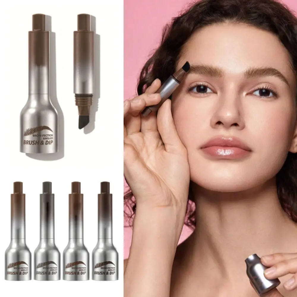 

Waterproof Eyebrow Pencil Hair-Like Strokes Quick Drying Angled Eye Brow Brush Long Lasting Multifunctional Usage Eyebrow Tint