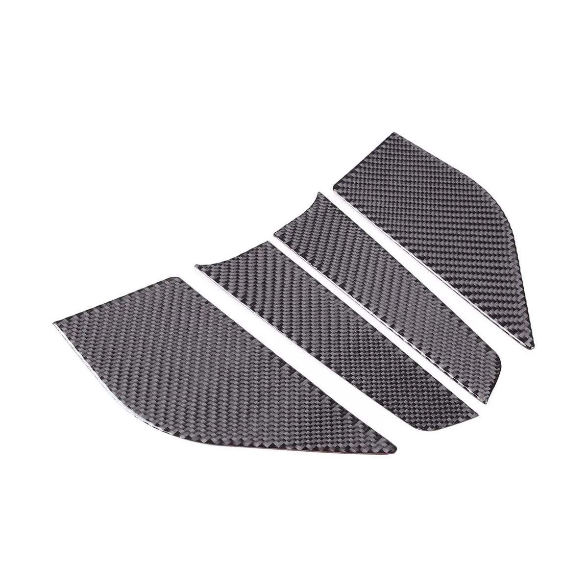 Inner Door A Pillar Trim Decal Stickers for Ford Maverick 2022 2023 Exterior Accessories - Soft Carbon Fiber