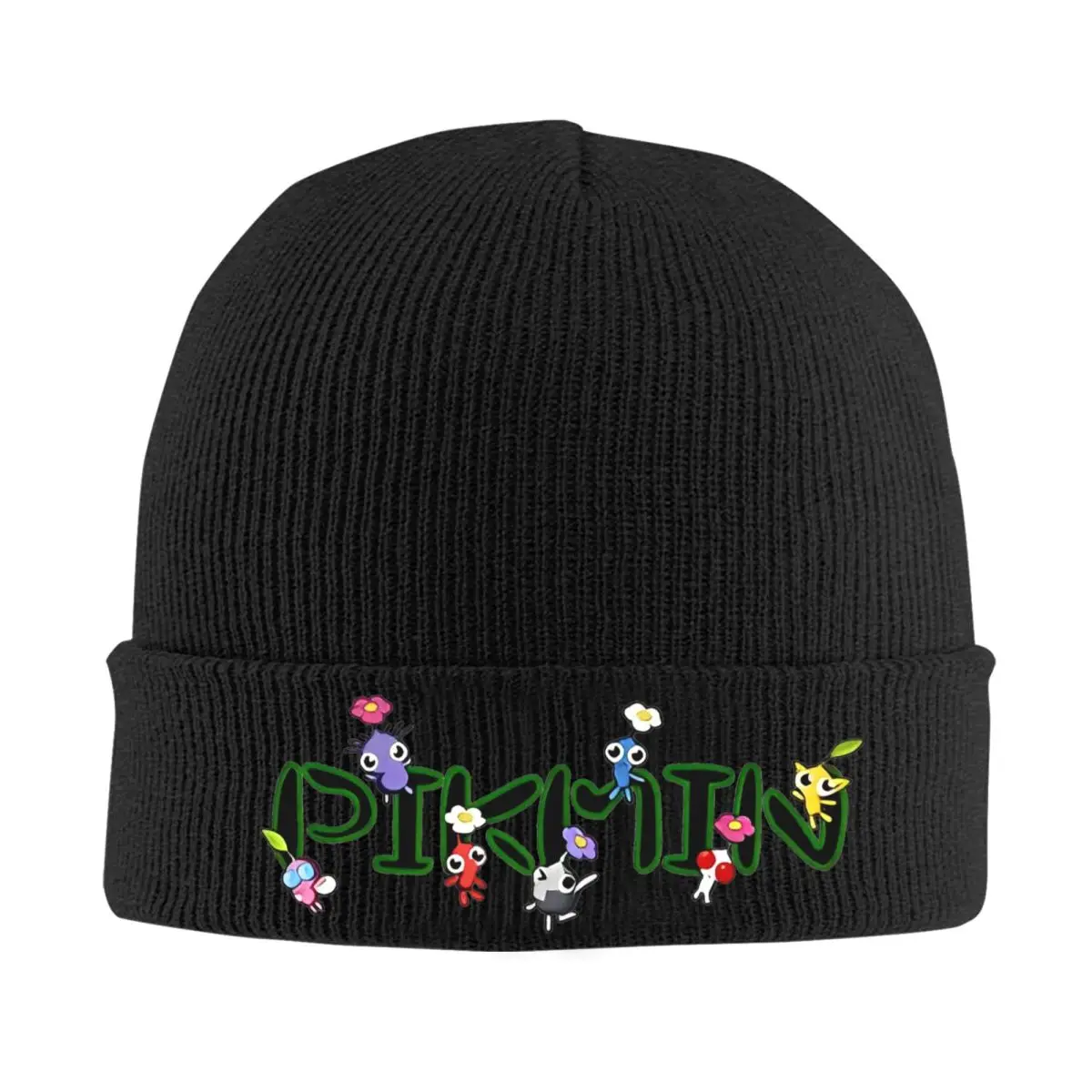 Pikmin Family Fun Hats Autumn Winter Beanies New Cap Female Male Acrylic Knitted Caps