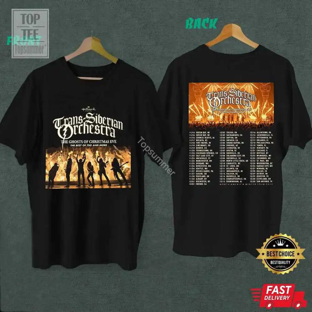 

Trans-Siberian Orchestra The Ghost Of Christmas Eve Winter Tour 2022 Shirt