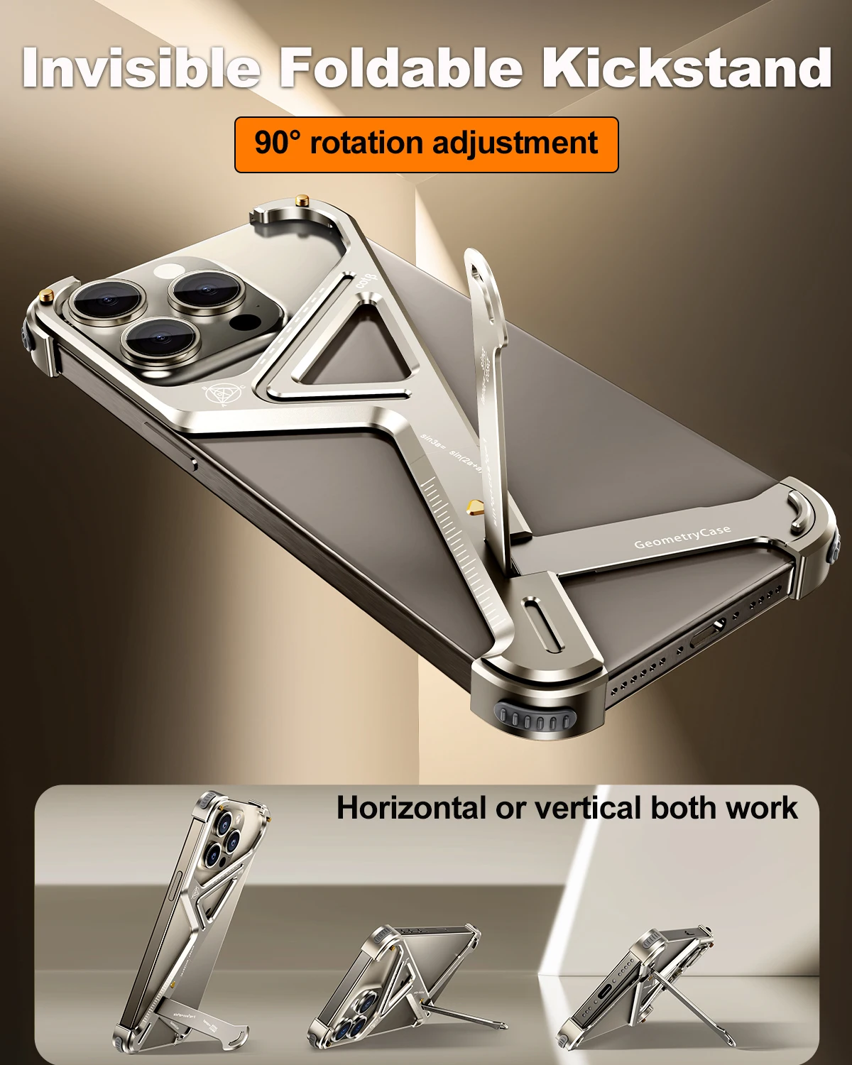 Eary Minimalist Phone Case for iPhone 15 14 Pro max Bezel Less Metal Slim Hard Shockproof Ultra Thin for iPhone 15 Pro Max Cover