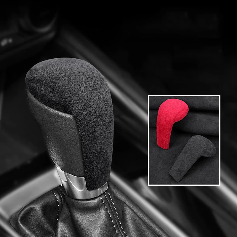 

Alcantara Suede Gear Lever Shift Knob Cover Trim For Mazda CX-3 2018-2024 CX-4 2016-2020 CX-5 2015-2020 Axela 2014-2019