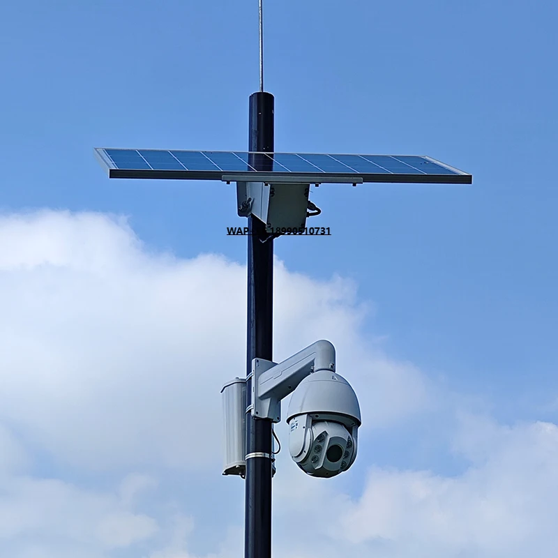 

High Quality Mono Solar Panel 80W 30Ah LifePO4 Battery DC12V Solar Energy System for CCTV Solar Power Modules