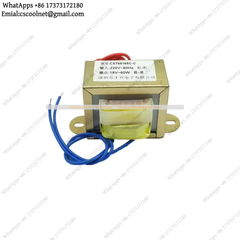 AC6V 9V 12V 15V 18V 24V 30V 36V 220v 28v Output Voltage 60W EI Input 220V/380V 50Hz Single/dual voltage Copper power transformer