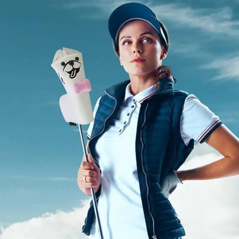 

Golf Putter Headcover Golf Club Cover Cartoon Club Head Protector Magnetic Closure Golf Club Protector Mallet Putter Cover Thick