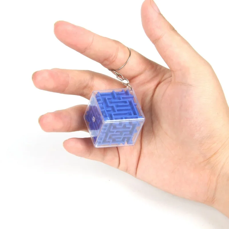 3D Doolhof Magische Kubussen Zeszijdige Transparante Puzzel Speed Cube Rollende Bal Magische Doolhof Speelgoed voor Kinderen Stress Reliever speelgoed