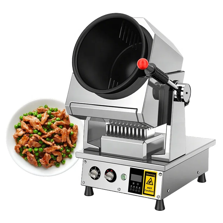 

Automatic Cooking Machine GAS 360mm 1 Head Rotating Smart Robot Cooker Smart Robot Cooking Machine