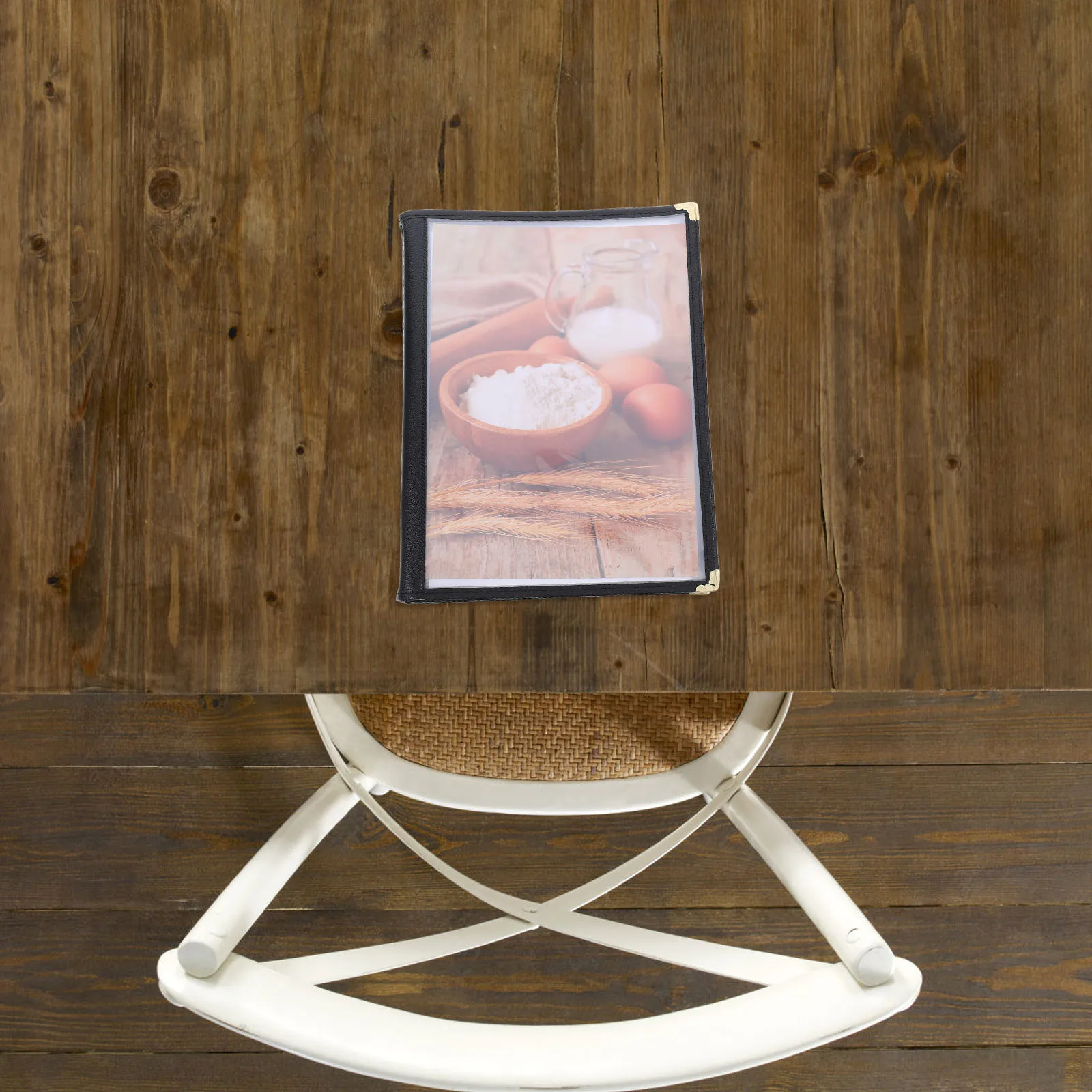 Transparente Menüordner-PVC-Abdeckungen mit Hüllen für Hotels, Restaurants, Bars, schmutzabweisend