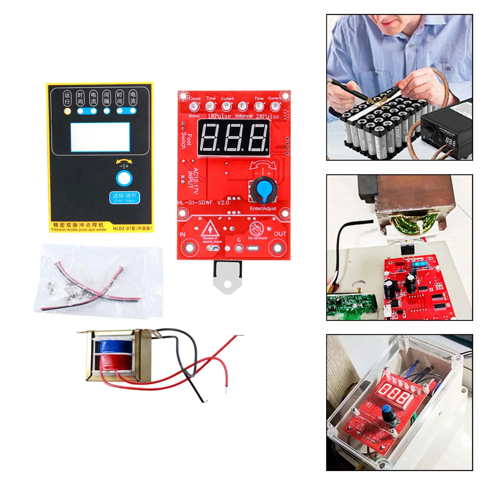 

Spot Welder Machine Time Control Board Digital Display for Home Appliances
