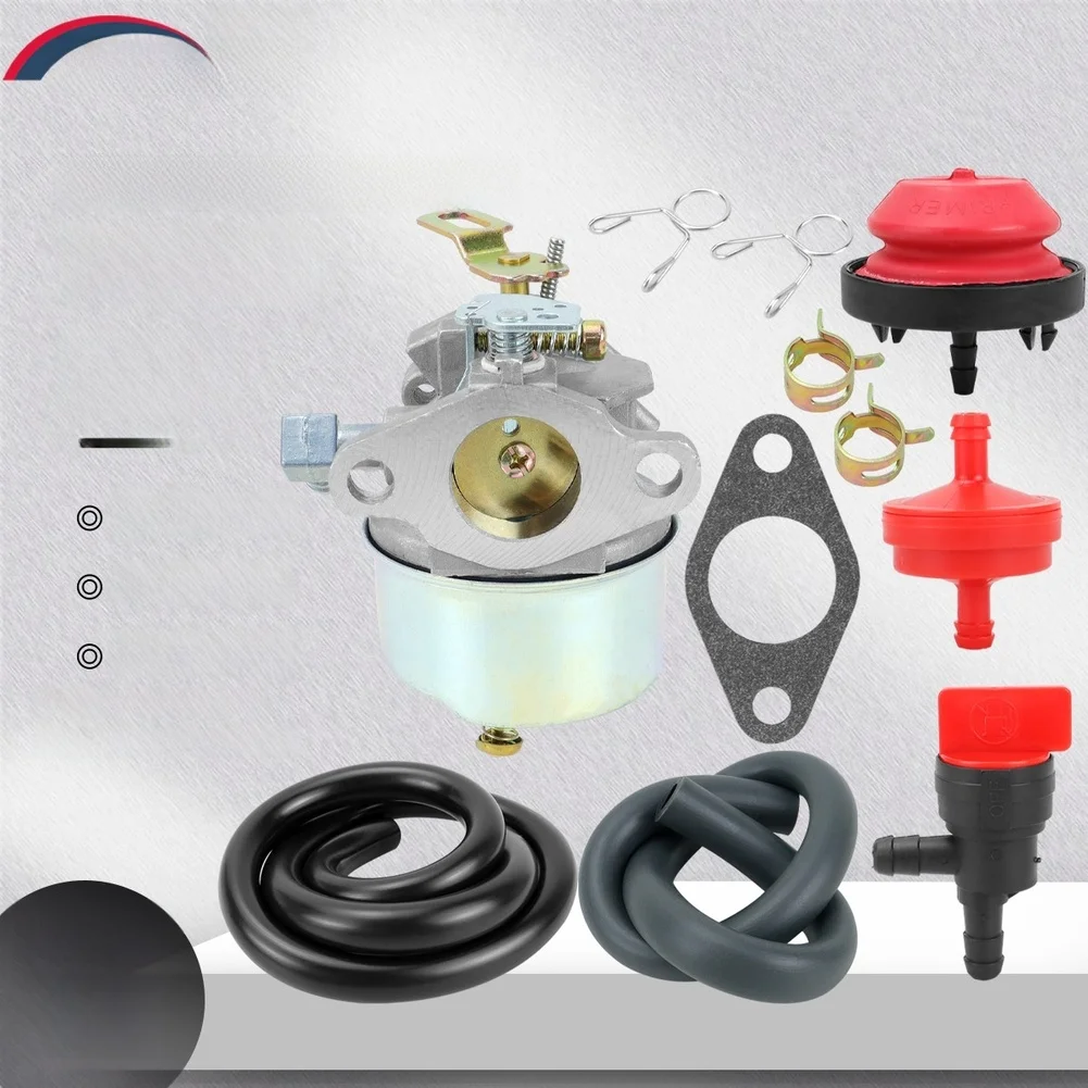 Car Garden Carburetor Kit With Fuel Hose Fuel Filter  FOR Primer  Bulb For Lawn Engine Parts Wide Compatibility